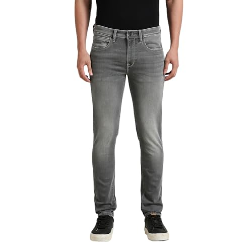 Image of Pepe Jeans Men's Regular Fit Jeans | Mid Rise | Chinox | Jeans for Man