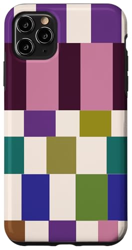 Colorful Block Checkered Checker Checkerboard Trendy �X�}�z�P�[�X iPhone 11 Pro Max �p