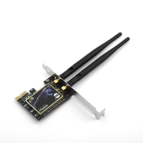 Tarjeta inalámbrica PCI-E Dual Band 2.4G/5G WiFi adaptador para computadora de escritorio 600Mbps miniatura 1