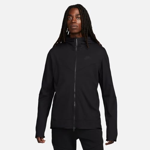 Nike Sportswear Tech Fleece Lightweight Men's Full-Zip Hoodie Sweatshirt (US, Alpha, X-Large, Regular, Regular, Black)2
