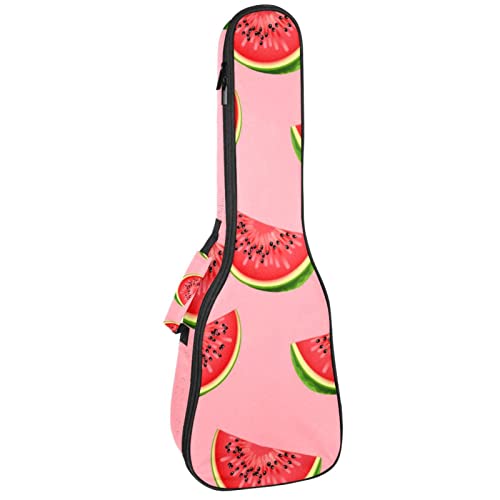 Housse pour ukulélé rose motif pastèque 10 mm avec rembourrage épais en éponge de 53,3 cm avec sangles réglables pour… - Les Beatles, Paul McCartney, John Lennon, RIngo Starr, George Harrison Housse pour ukulélé rose motif pastèque 10 mm avec rembourrage épais en éponge de 53,3 cm avec sangles réglables pour…