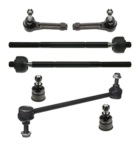 PartsW - 8 Pcs Suspension Kit for CHRYSLER TOWN and COUNTRY 2001-2004 CHRYSLER VOYAGE 2001-2003 DODGE CARAVAN 2001-2004, Ball Joints Tie Rod Ends and Sway Bar Links