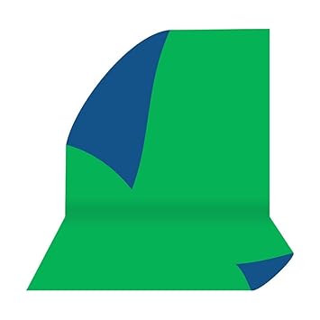 Boltove Green Navy 8 x 12 ft Photography Backdrop Background, Chromakey 2-in-1 Backdrop Background Screen for Photo Video Studio