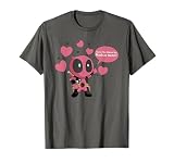 Marvel Comics Valentine's Day Deadpool Kawaii Love You Tacos T-Shirt