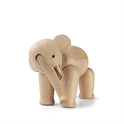 Kay Bojesen Elefante Mini Figuras de 9,5 cm de Madera, decoración navideña, Madera Cover