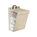 Flaroey Cesto per La Biancheria Pieghevole Cesto per La Biancheria Sporca da Parete, Portaoggetti per Biancheria Sporca, Organizer Perforazione, Beige immagine
