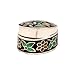 Meenakari Floral Trinket Box Container Handmade 925 Sterling Silver Sindoor Box Brides Jewelry Birthday Gift For Her