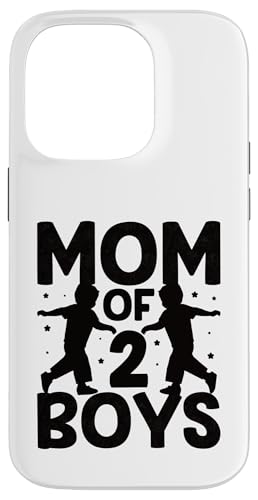 Mom Of Two Boys ̓ Ƒq ̌t X}zP[X iPhone 14 Pro p