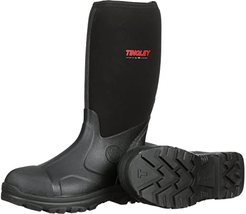 Tingley Badger 87151 Plain Toe Boot, Men's 10 / Women's 12, Black3