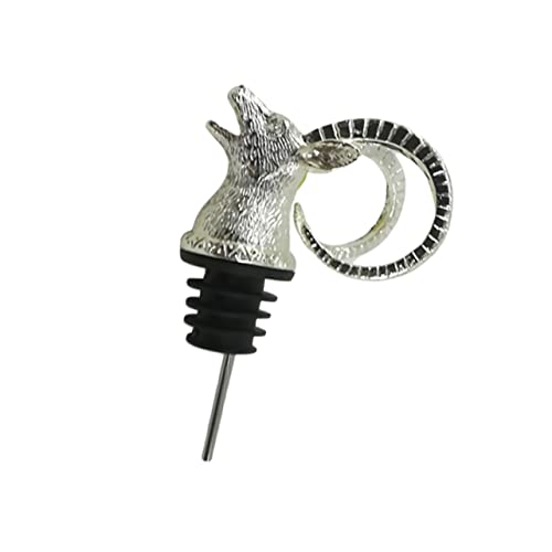 FUNOMOCYA Antelope Head Wine Decanter Aerator Animal Wine Stopper Pourer Unique Barware