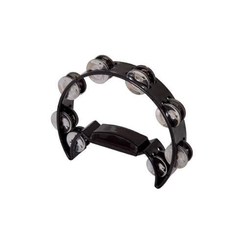 Meia Lua Pandeirola Spanking Com 16 Platinelas Preto