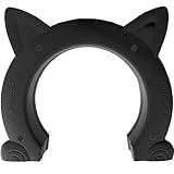 Fhiny Cat Door Interior Door, Back Friendly Kitten Doors Without Flap for Wall Durable and Easy to Install Adds Privacy Pet Door Up to 20 Lb Cute Pass Hole Corridor for Cats Doggies