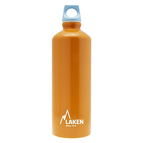 Laken Unisex - Adult 72A-OR Aluminium Bottle, Orange, 0.75 Litre, 0.75 liters