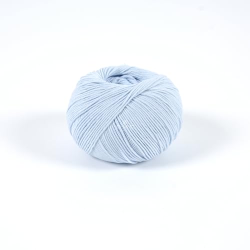DMC Natura Yarn, 100% Cotton, Bleu Layette (N05), 50g, Bleu Layette N05, 9.0 x 9.0 x 7.0 cm - Image 2