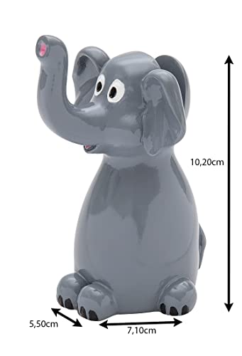 WEDO 20227111 Elephant Glasses Holder Polyresin, Grey, 7.1 x 5.5 x 10.2 cm, 7,1 x 5,5 x 10,2 cm - Image 3