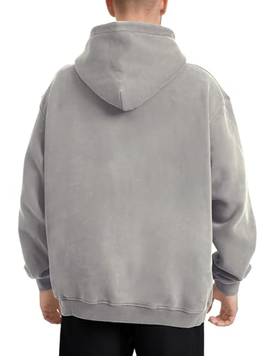 Image of Hatant Oversized Hoodie Sweatshirts for Men Couples Heavyweight Hoodies Pullover Vintage Mens Acid Wash Sweaters Clothes 2026