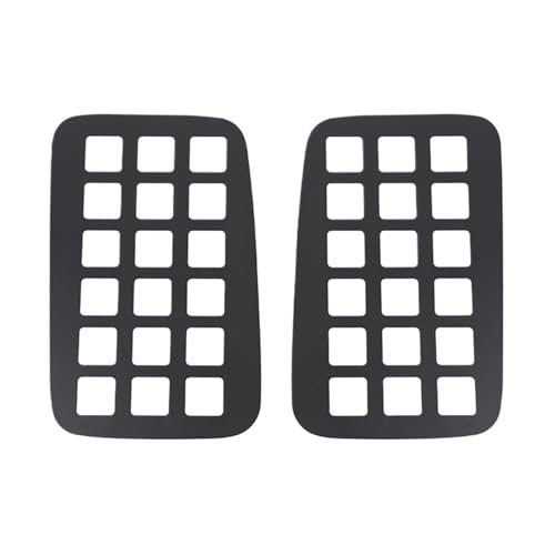 Cubierta de panel de vidrio con acabado premium de spoiler para ventana trasera de coche