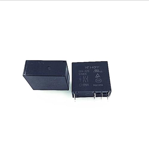 Relais HF140FF 024 2ZS 24 V CC commutateur inverseur 8 broches 10A 250V CA