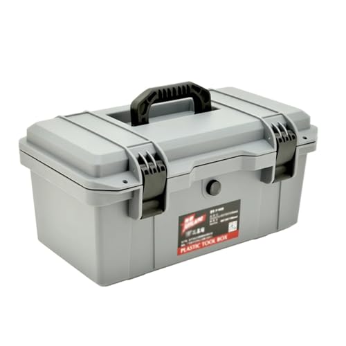 Tool storage Waterproof Toolbox Storage Box Household Multifunctional Large Grade Thickened Set Portable Case for Tools and Small Parts(D,18inch)