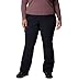 Columbia Womens All Seasons Bootcut Pant, Black, XX-Large