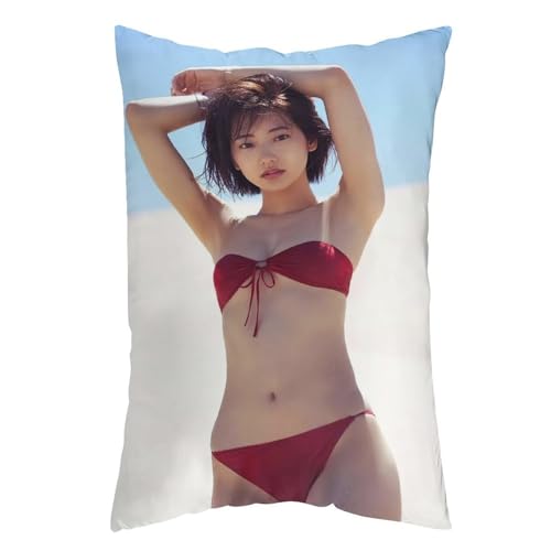 For 武田玲奈 36 枕カバー ロング枕カバー 両面印刷 柔らかく生地 横寝用抱き枕 向き寝 室内装飾 12 "x20 "