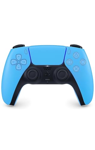 Sony, Manette PlayStation 5 officielle DualSense, Sans fil, Batterie rechargeable, Bluetooth, Compatible avec PS5, Couleur : Starlight Blue Sony, Manette PlayStation 5 officielle DualSense, Sans fil, Batterie rechargeable, Bluetooth, Compatible avec PS5, Couleur : Starlight Blue