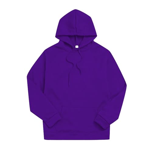 Pullover Hoodie for Men Long Sleeve Lightweight Cotton Oversized with Hood Sweatshirts Fashion Loose Fit Drawstring Jacket2