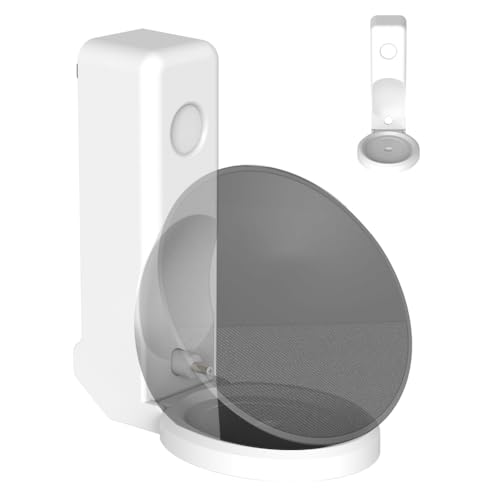 Umllpet Wandhalterung für Amazon Echo Spot T5 - Premium Ständer mit Kabelmanagement, Schraubenloser Aufhänger aus ABS-Ma...