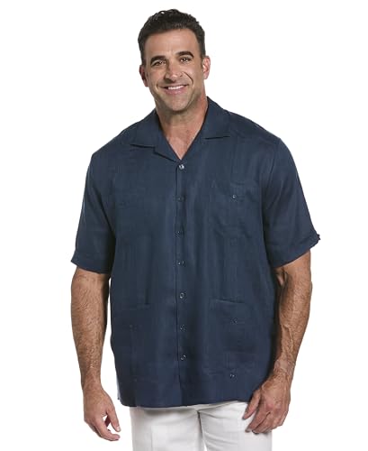 Best Shirts for Guys with Big Bellies: The 3-Rule Style Guide Plus 12 Picks That Change How You Look 17 Cubavera Men's 100% Linen Four-Pocket Short Sleeve Button-Down Guayabera Shirt