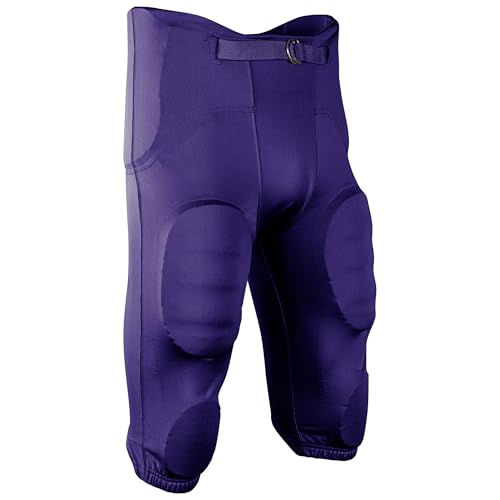 Pantalon de football américain violet Champro pour homme taille XL