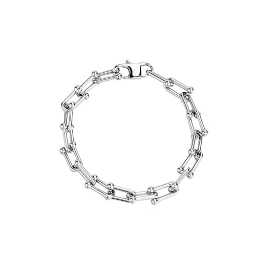 Stainless Steel Horseshoe U Shaped Bracelet Bangle Women Men Fashion Trendy Bracelets Jewelry Gift