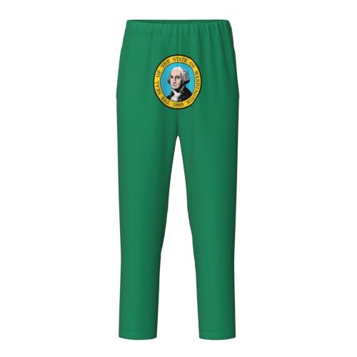 Pantalon pyjama Washington mixte en maille stretch et douce pour toutes saisons