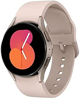 Samsung Galaxy Watch5 Smartwatch, Gesundheitstracker, Sportuhr, Lange Akkulaufzeit, Bluetooth, 40 mm, Roségold, Verlängerung 1 Jahr Garantie [Amazon ausgeschlossen] – Version FR