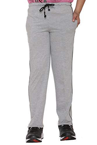 Image of Mack Jonney Girl's High Rise Cotton Blended Slim Fit Track Pant For -K01-P