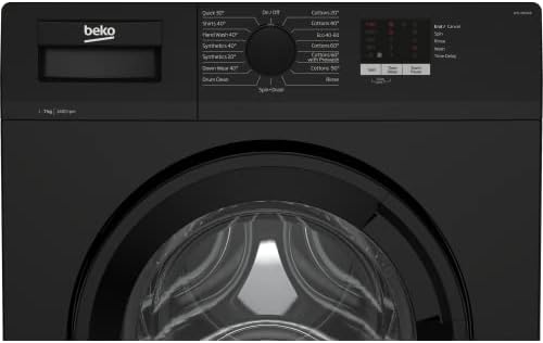 Beko 7kg 1400rpm Freestanding Washing Machine - Black