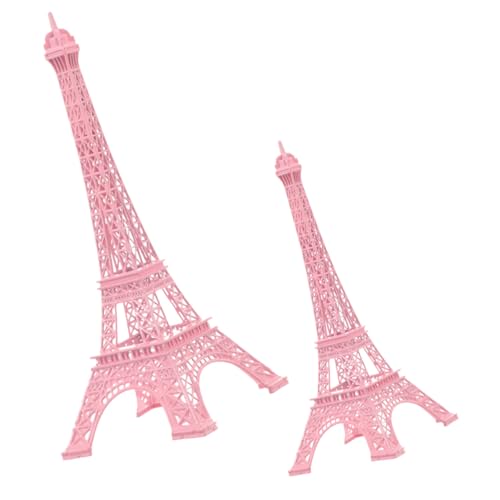 TOBBOMEY 2個 エッフェル塔模型 点 合製 おしゃれなデスクトップ飾り インテリア用 ユニークなデザイン 家やオフィスの装飾に