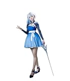 Weiss Schnee Cosplay Costumes for Women: Corporate Style, Christmas, Halloween & Holiday Party Outfits (Bule, L)