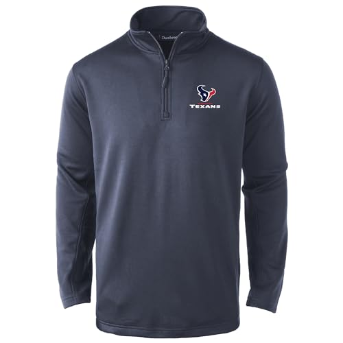 Image of Dunbrooke Men's Royal Buffalo Bills All-Star Tech Quarter-Zip Top
