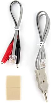 Telephone Phone Line Network Cable Tester Butt Test Tester Lineman Tool Cable Set with Connectors