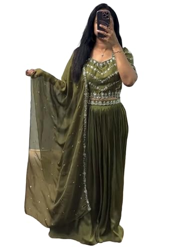 Hilo de bordado de alta costura india para vestidos de etiqueta y trajes Lehenga 14264