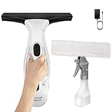 2000pa Cordless Window Vac Cleaner with 3500mAh Battery,150ml Removable Water Tank, Efficiently Streak-Free Cleaning, 3.8V Electric Window Vacuum Cleaner & Spray Bottle with Microfibre Cloth - Image 1
