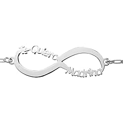 Pulsera Plata Madrina Pulsera infinito Te Quiero Madrina Plata de Ley - Pulsera para madrina Plata de Ley