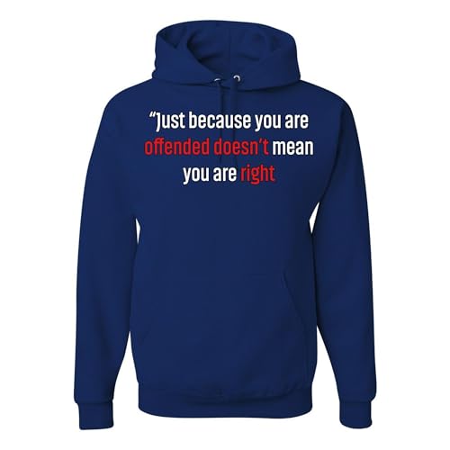 wild custom apparel Charlie Kirk Just Because You Are Offended Doesnt Mean You Are Right RIP Sweatshirt Hoodies