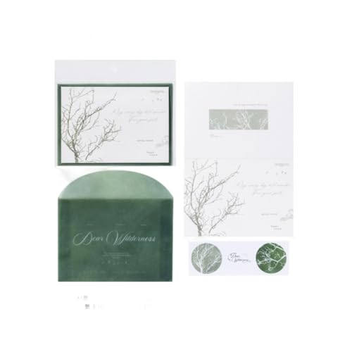 Enveloppes élégantes thème naturel pour invitations et fêtes de famille
