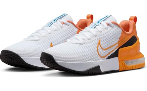 Image of Nike Air Max Alpha Trainer 6 Men's Workout Shoes (FQ1833-101, White /Hot Curry /Black /Light Curry) Size 9