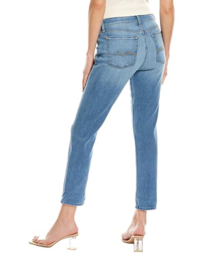 7 For All Mankind Womens Josefina Ibiza Feminine Boyfriend Jean, 32, Blue2