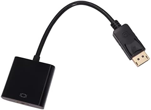 KOMBIUDA Cable Black Video Converter Display to Adapter High Definition Port