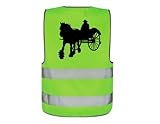 Sicherheitsweste, Warnweste, Sichtbarkeit im Dunklen, Reiten, Hund, Gassi, Joggen, Sicherheit, PSK Petfashion, Leuchtweste, reflektierende Weste, Mantrailer, Mantrailing, Mantrailerin, Pferd, Kutsche, Kutschpferd, Einspänner