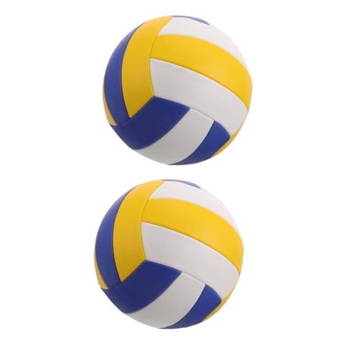 Ballon de volleyball soft HEMOTON (lot de 2) de taille standard pour entraînement intérieur.