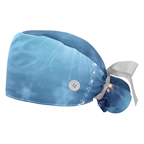 Casquettes de travail respirantes JDEZ anti-transpiration à motif étoiles